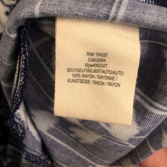 Anthropologie TINY Blue Embroidered Dress size Large - Picture 6 of 8